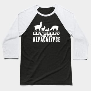 Get Ready for The Alpacalypse Baseball T-Shirt